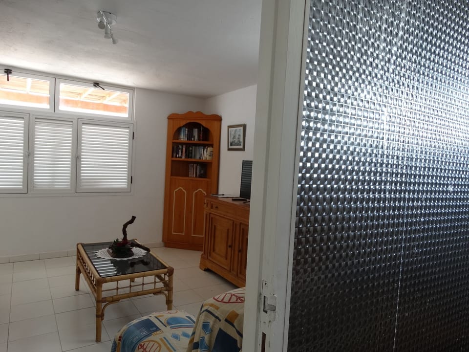 view from bedroom 4 to seating area 4