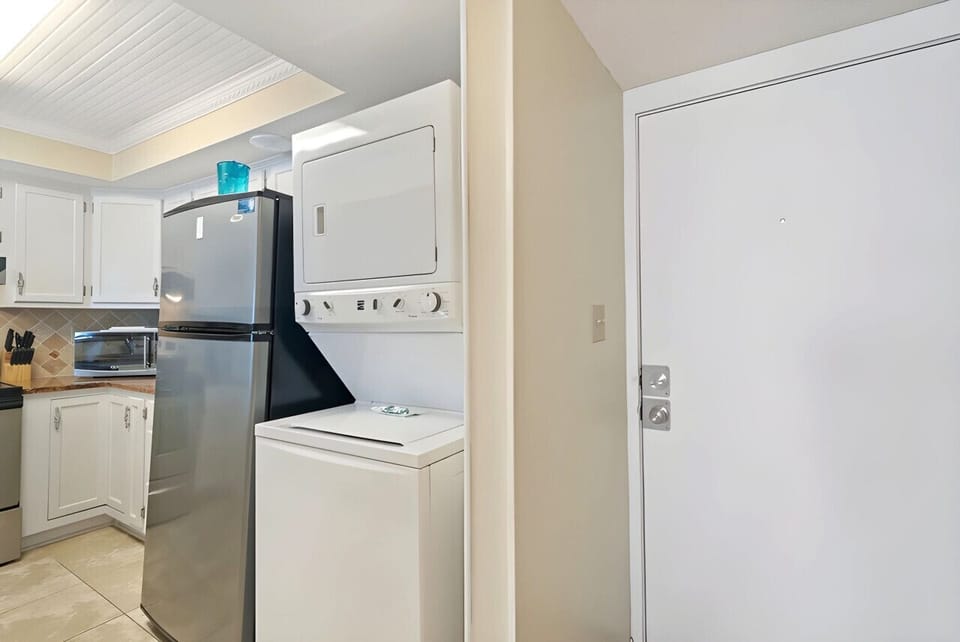 Washer and dryer in your unit