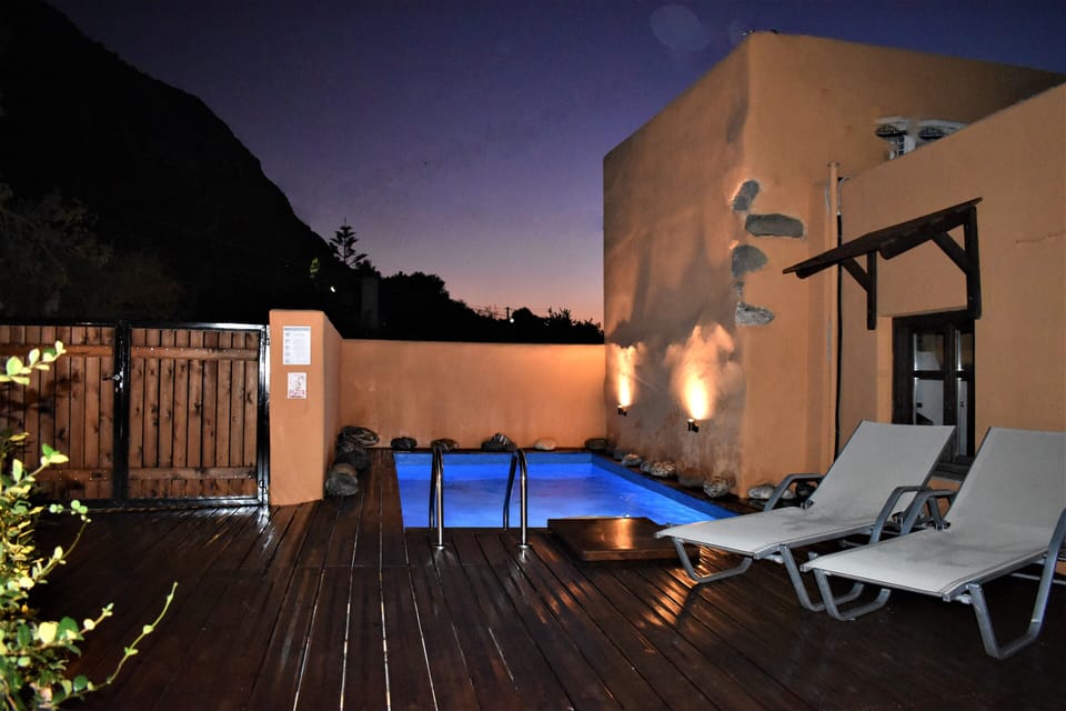 Sweet summer nights by the pool