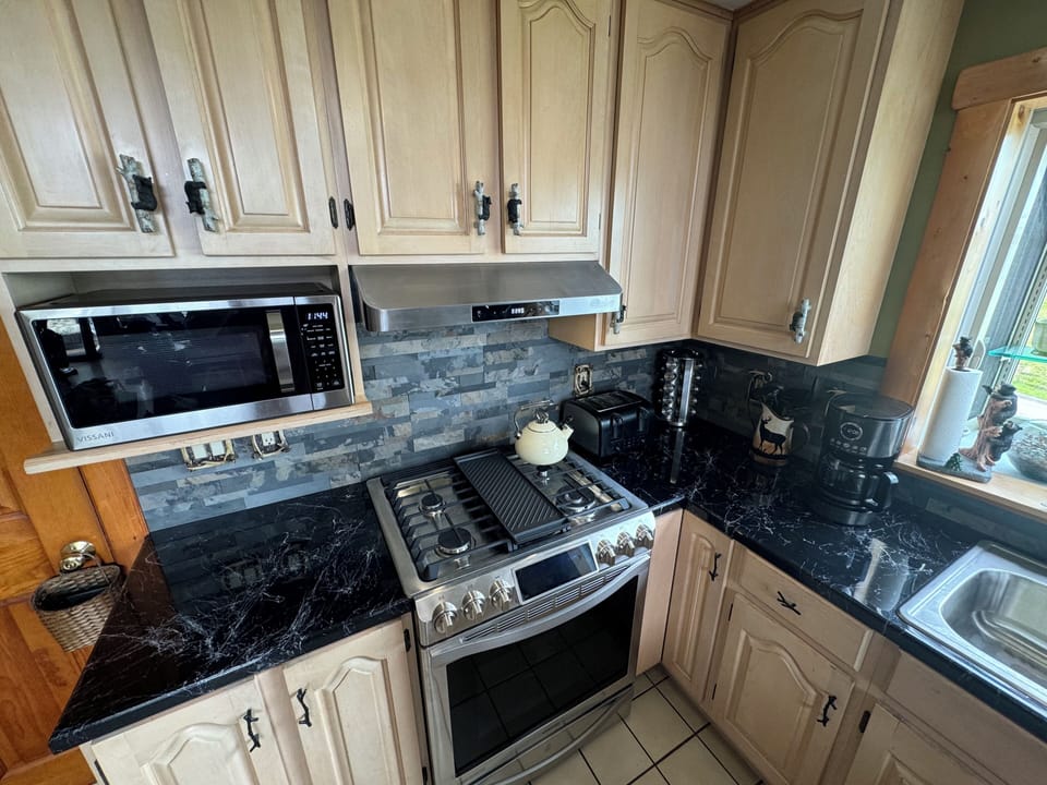 Microwave, stove, and hood all brand new 2024.