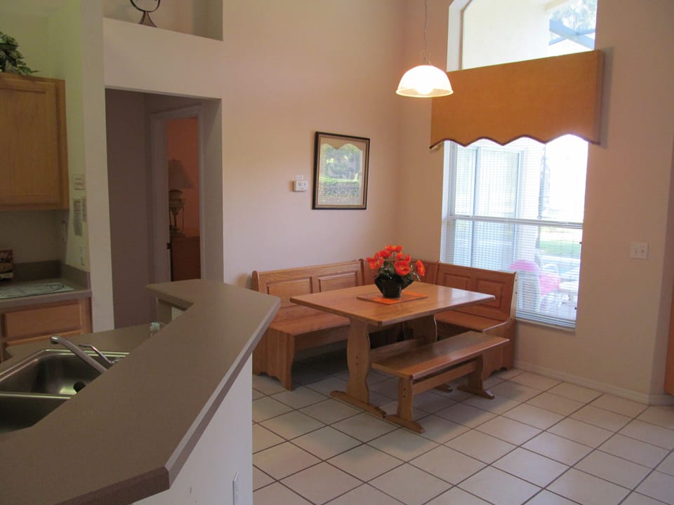 Kitchen dining area.