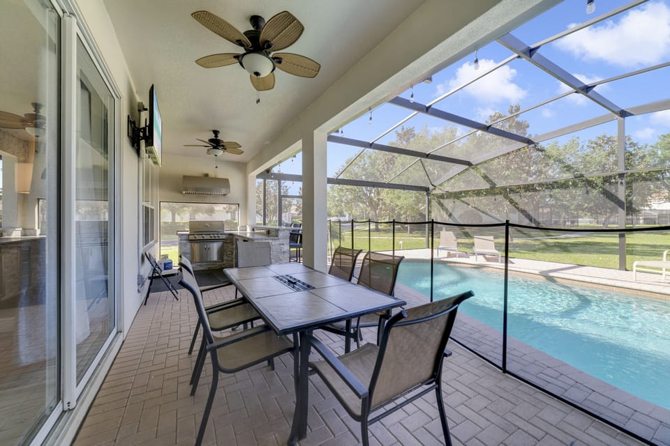 Outside dining table