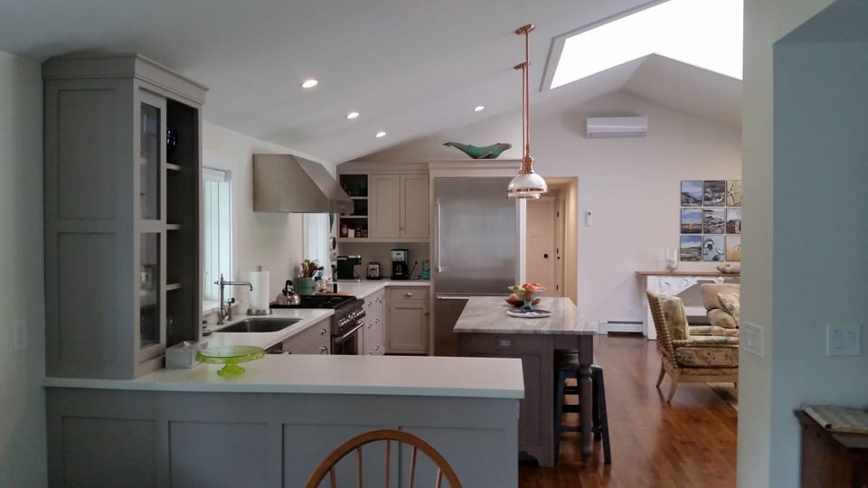 From eating area to kitchen/great room and through to bedrooms