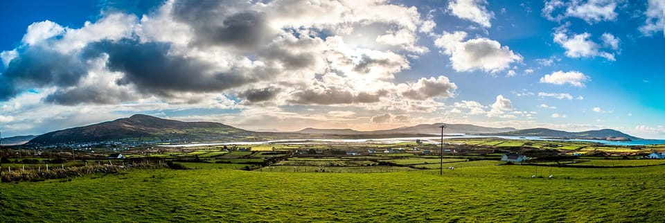 View from the front door of the cottage