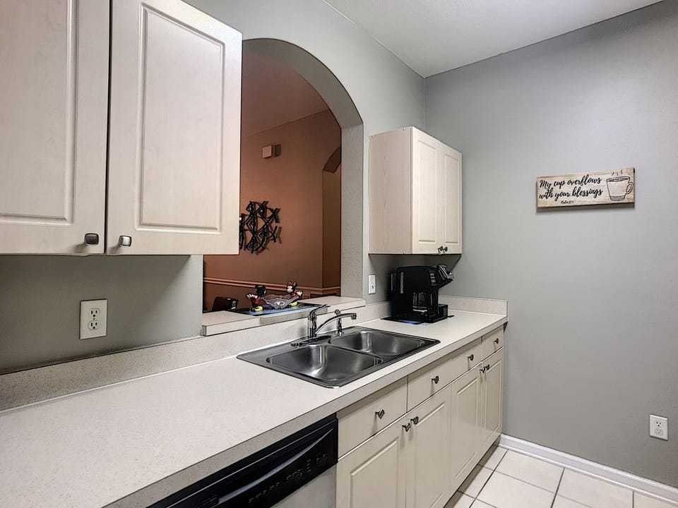Fully stocked kitchen