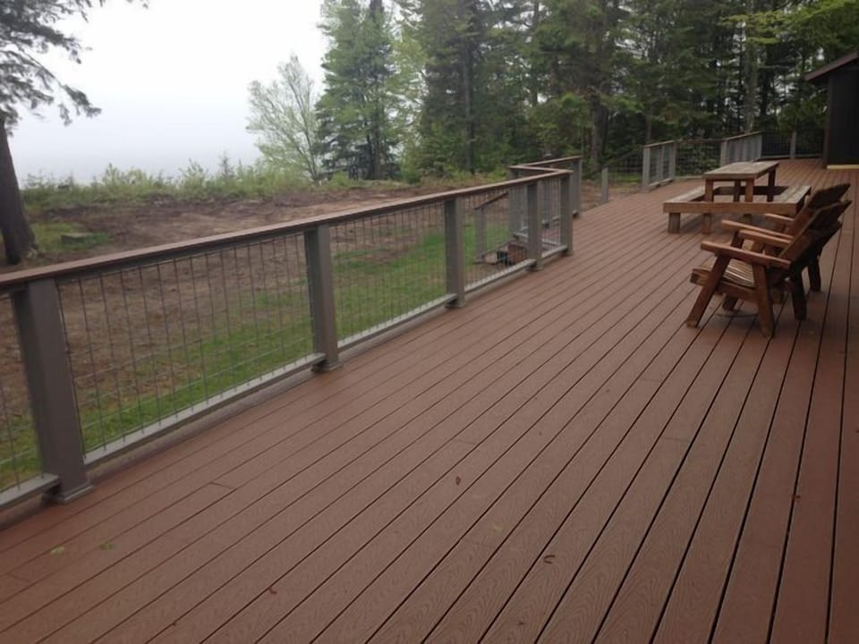 97 ft. deck looking Lake Superior