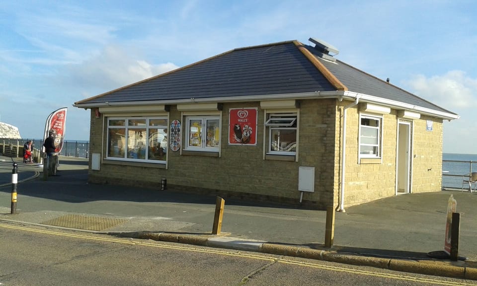 cafe at the beach serves a great breakfast.