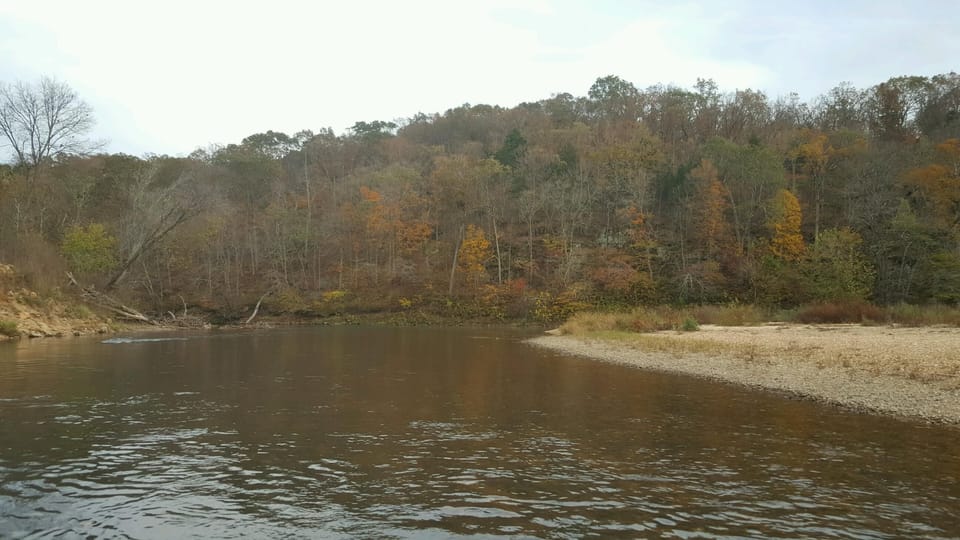 Taken from gravel bar accessible and next to our property. 