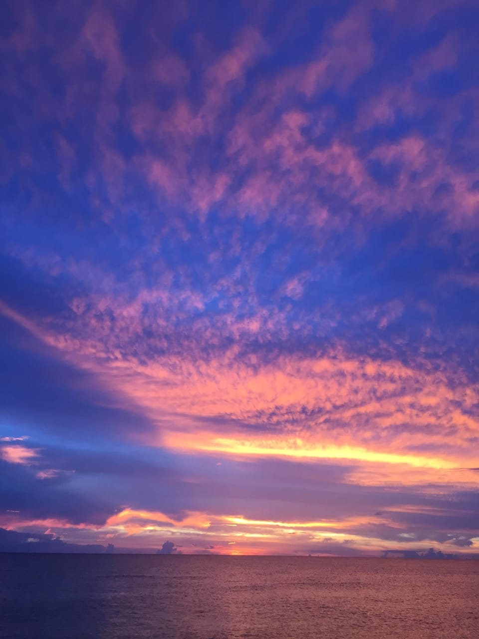 Gorgeous sunsets on Golden Beach.