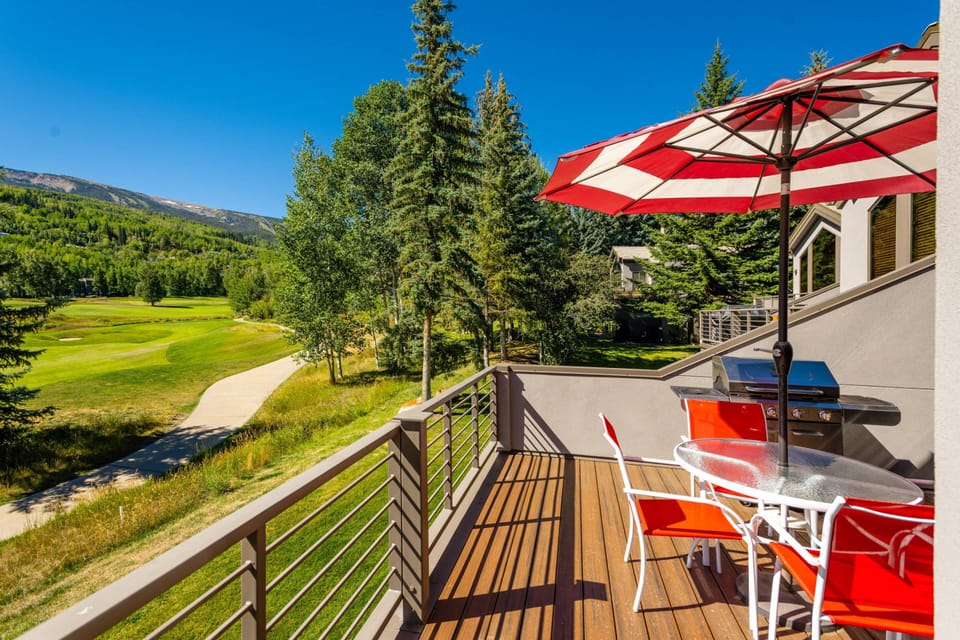 Colorado has 300 sunny days a year on average.  This deck is a great place to enjoy the sun during your stay.