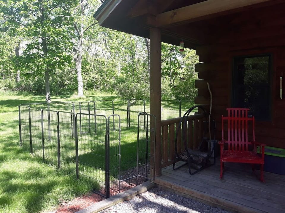Basswood is pet friendly and features a fenced in dog run.