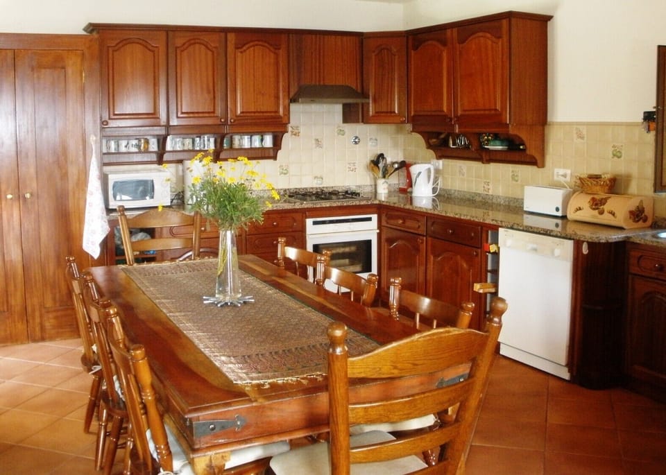 Kitchen and dining area