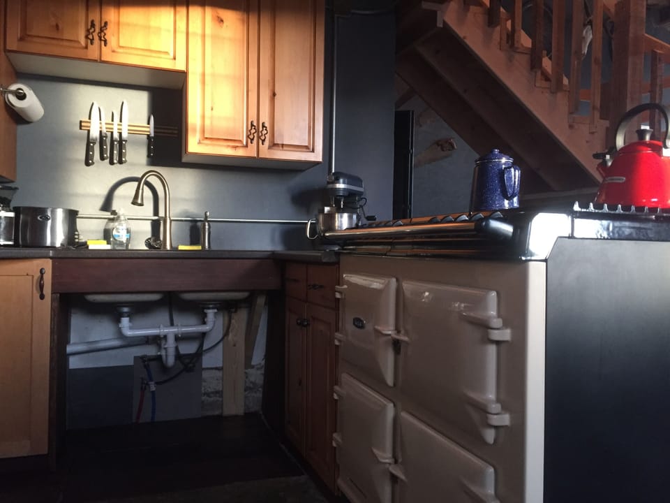 AGA 6 burner  gas range and four oven Combo. 