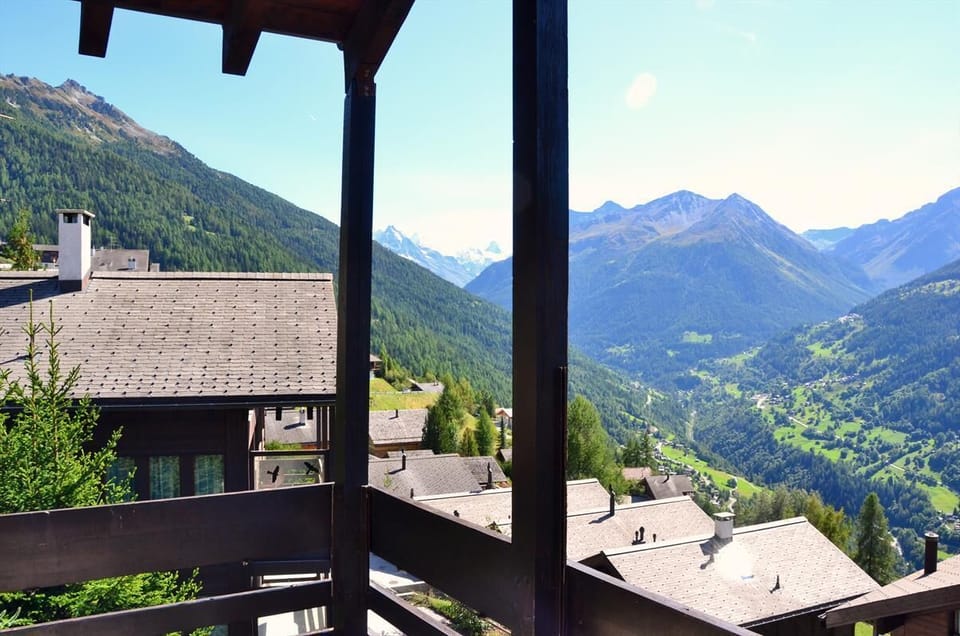 view from the balcony