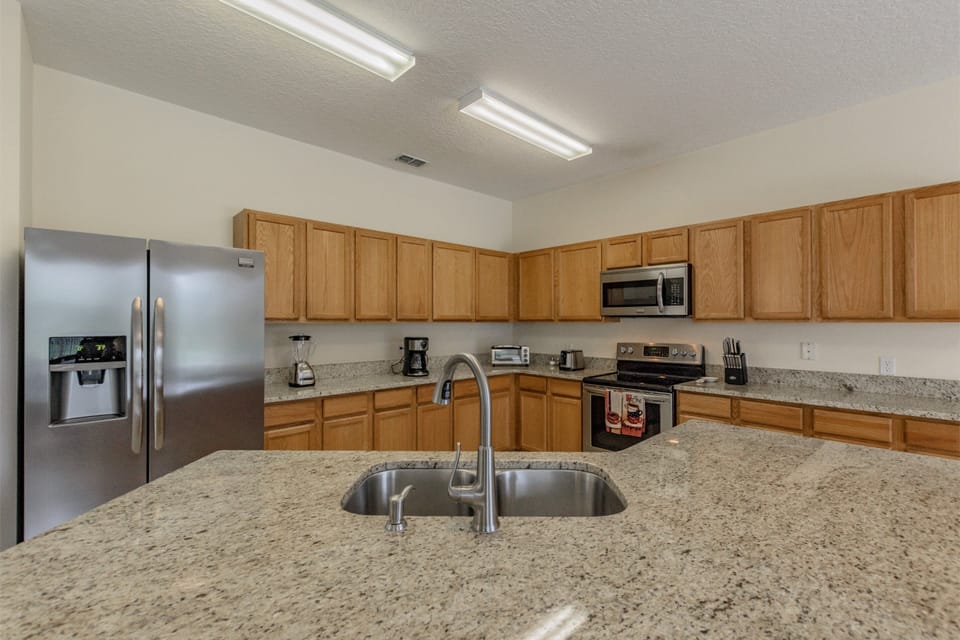 Kitchen with new appliances