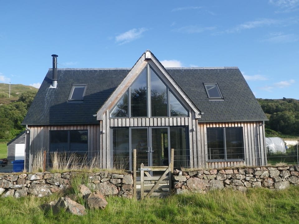 A light and airy house with fantastic views