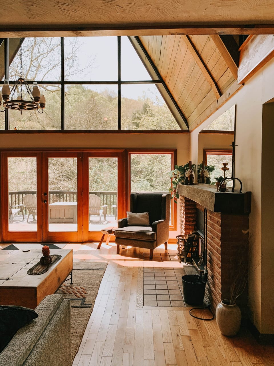lower level living area