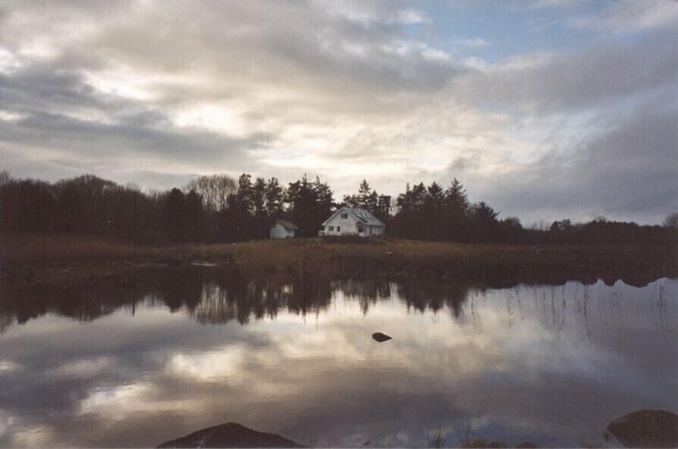 View of the House on a Winter Evening