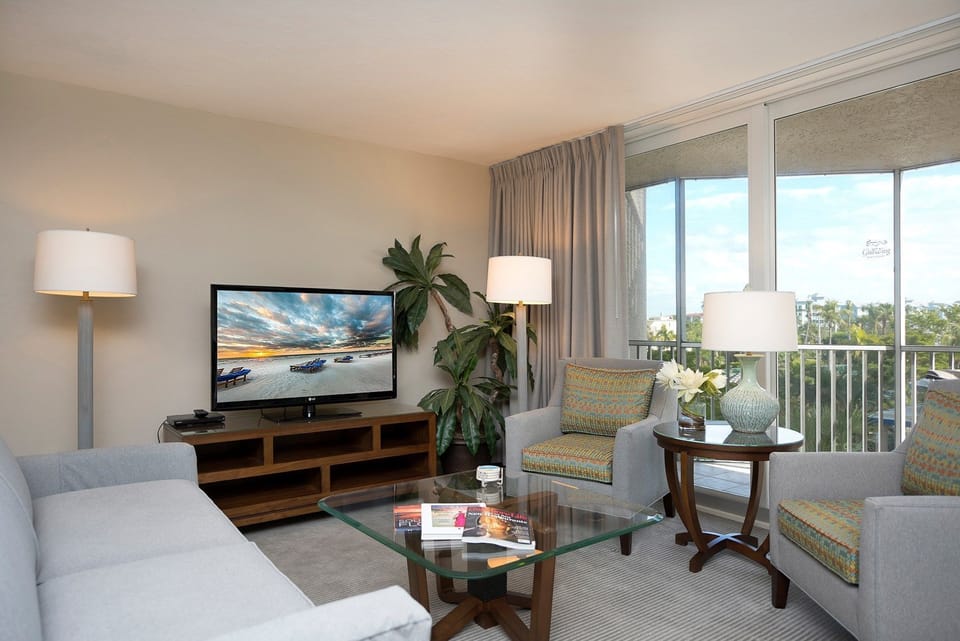Relax and rejuvenate in the cozy living room.