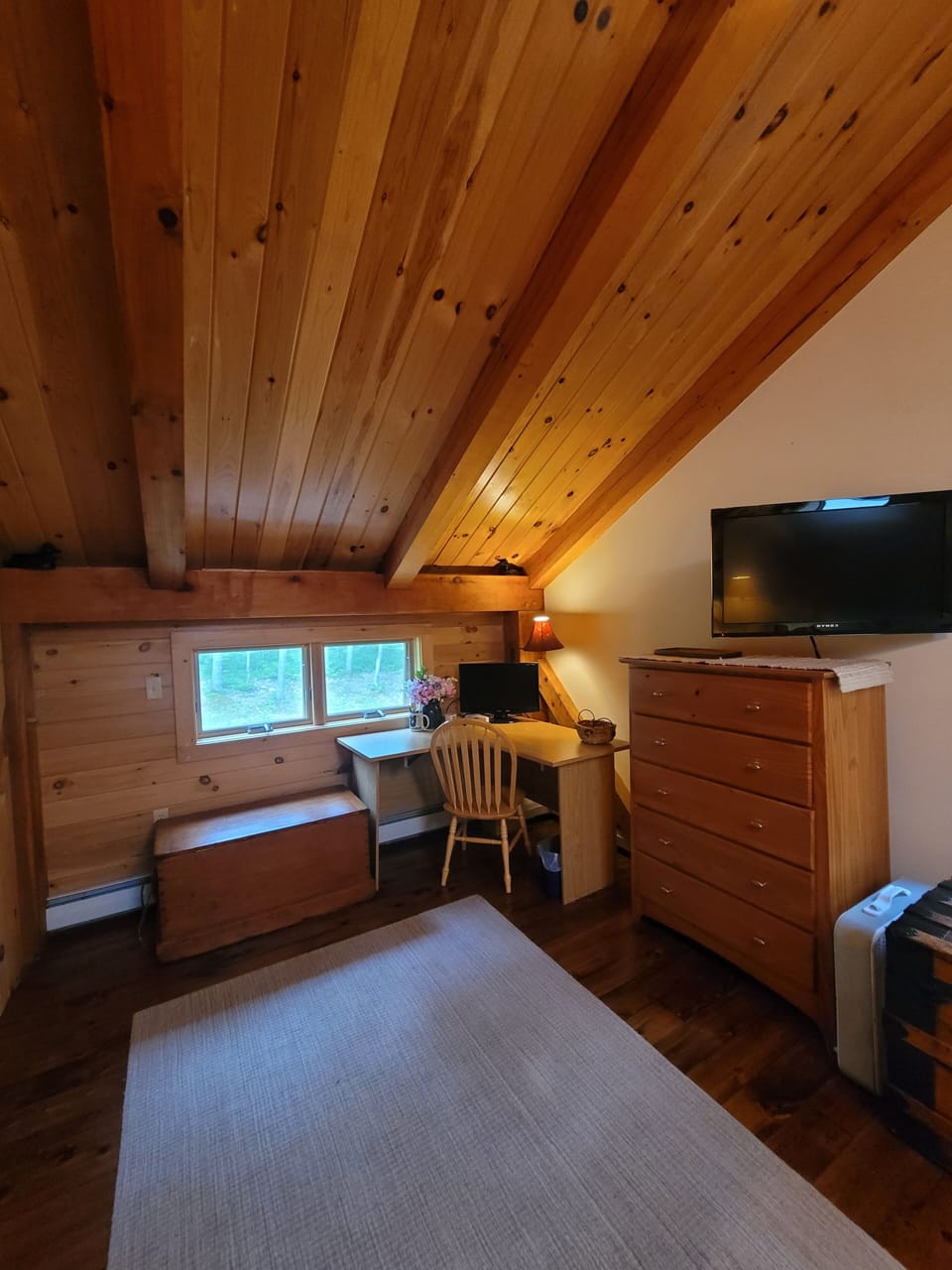 Master Bedroom with desk, monitor, TV, WiFi available