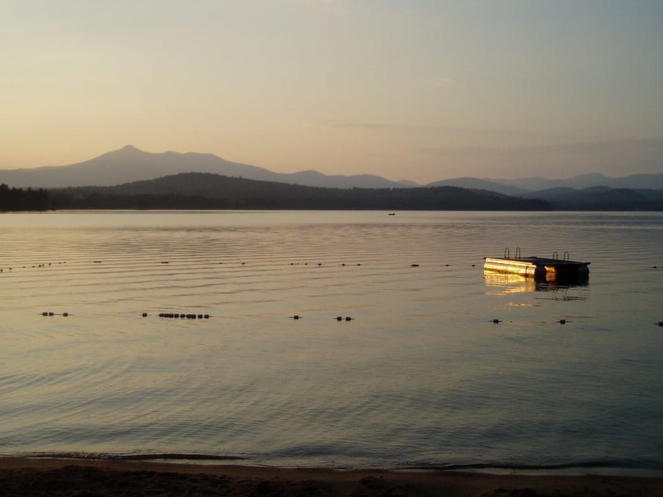 Pristine waters of Silver Lake NH