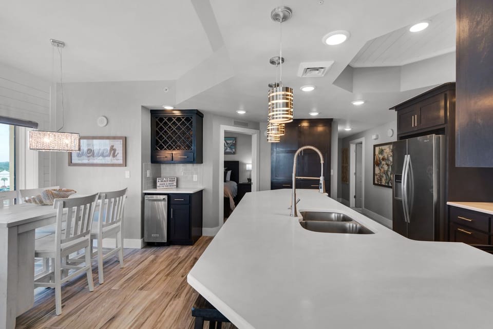 New Bar Area With Your Own Ice Maker to Help Keep Those Coolers Ice Cold!