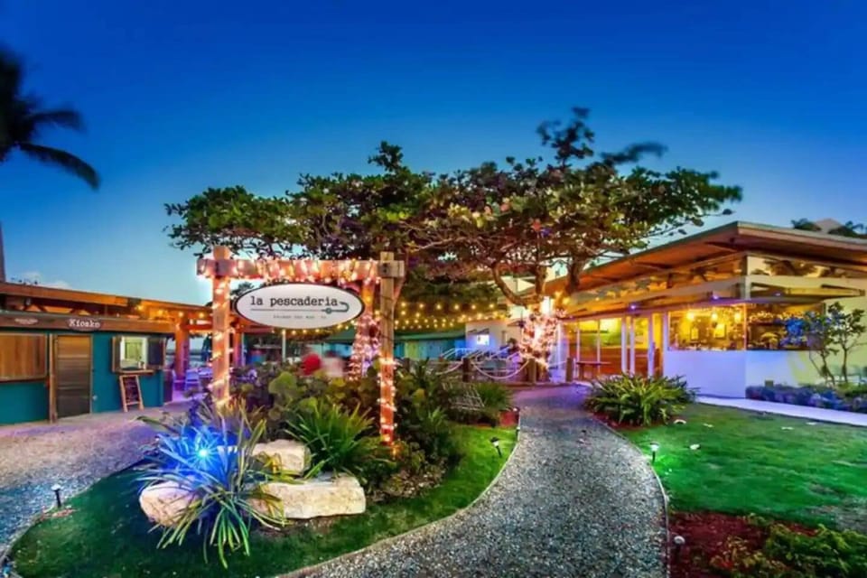 Caribbean cuisine at La Pescadería restaurant. Enjoy local traditional dishes