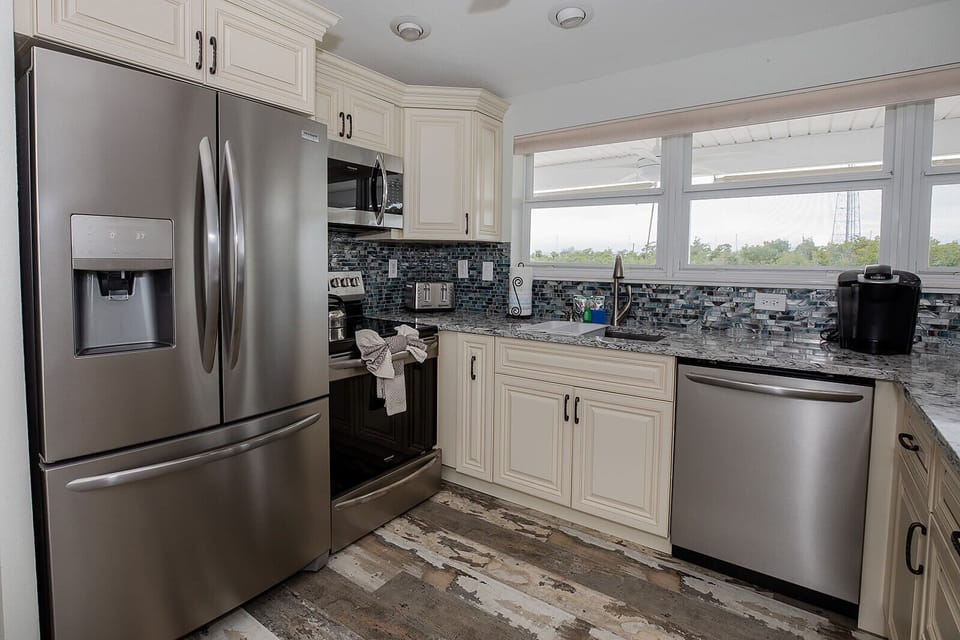 All new kitchen
