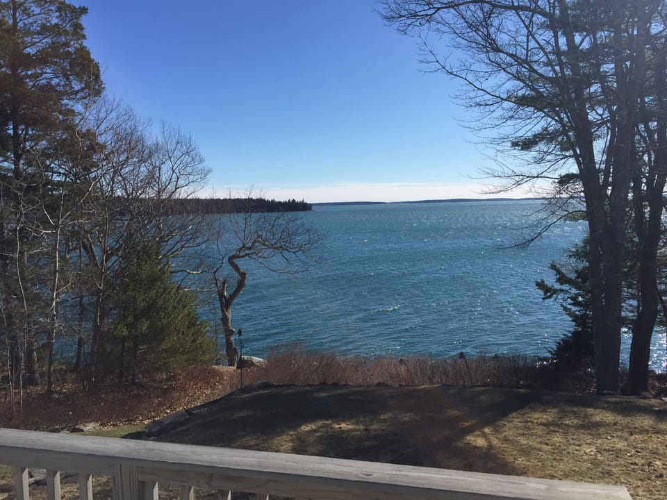 Expansive views of the ever changing ocean, birds and boats from your deck chair