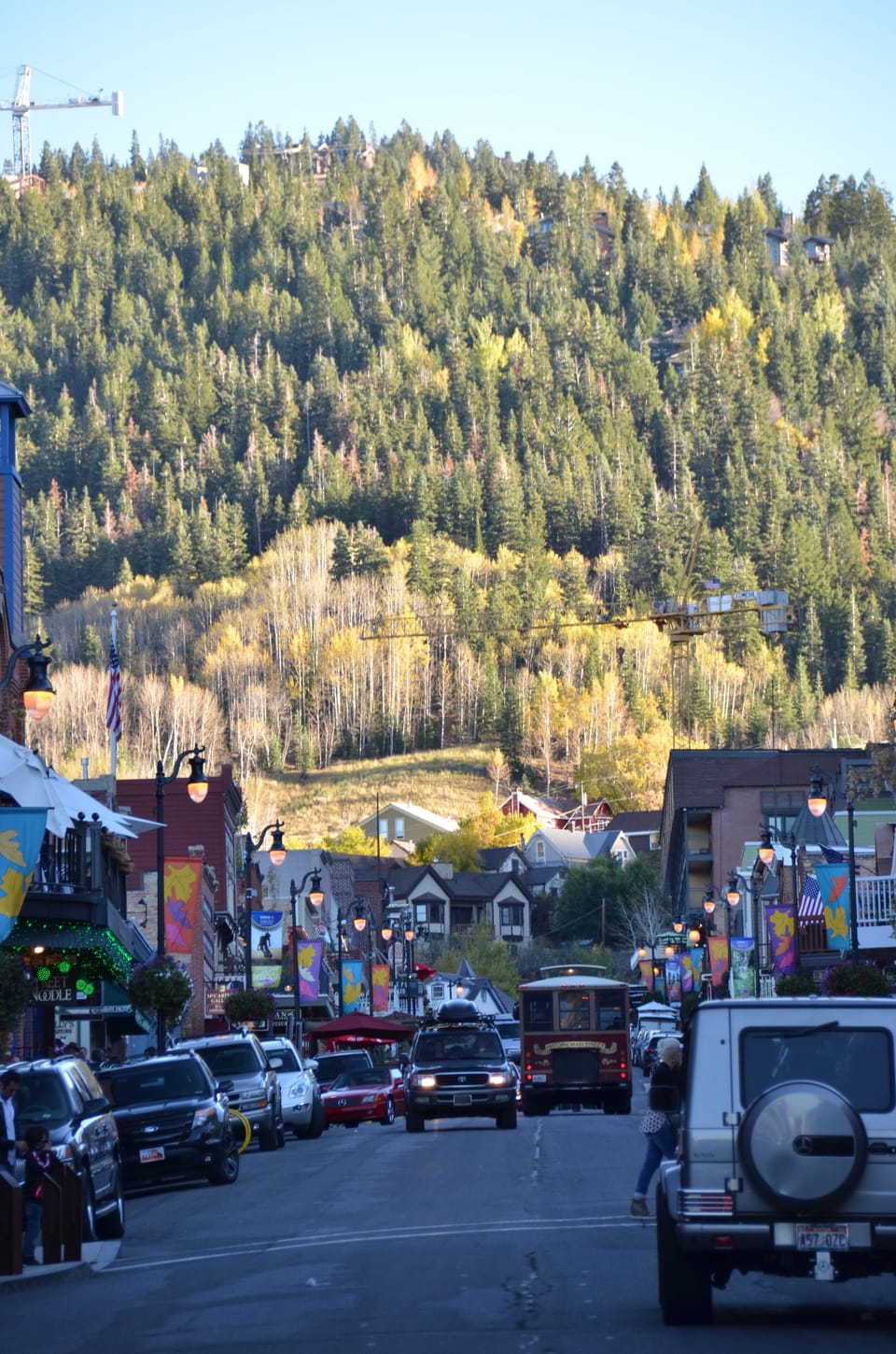 Main Street Park City complete with Trolley rides. 
