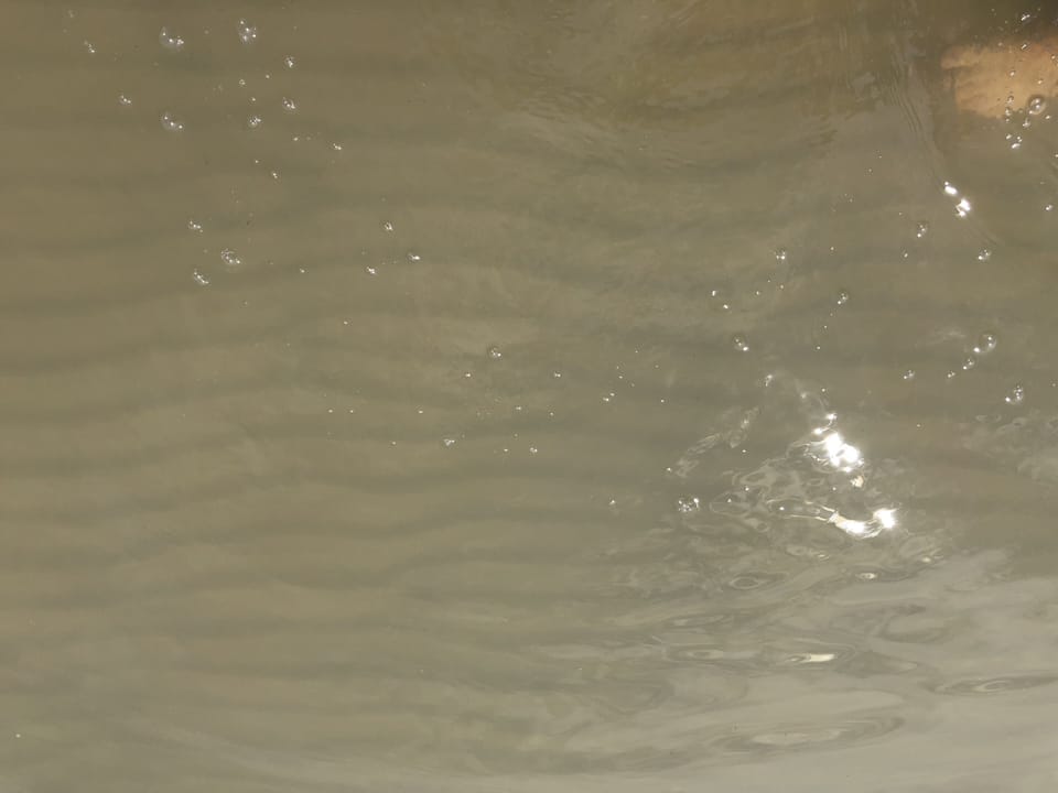 sandy water and sand bar