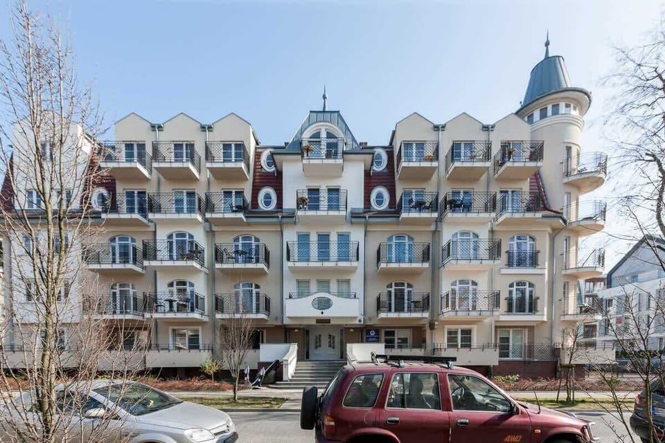 Atmospheric property building located close to the beach and water park.