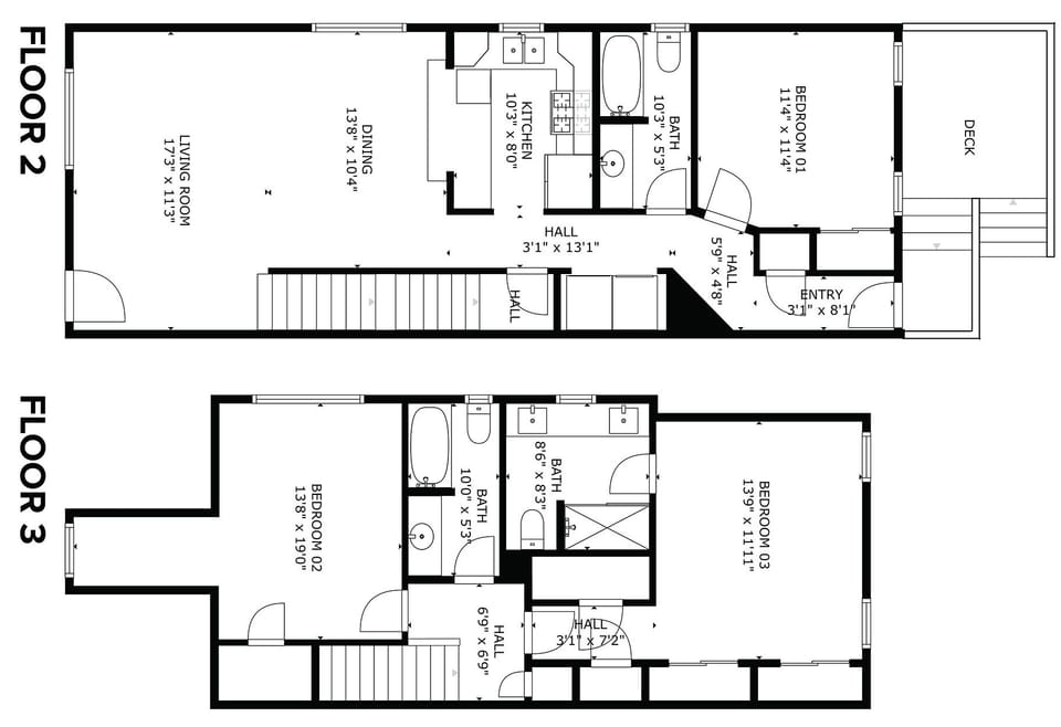 LAYOUT: Main Floor/Ustairs