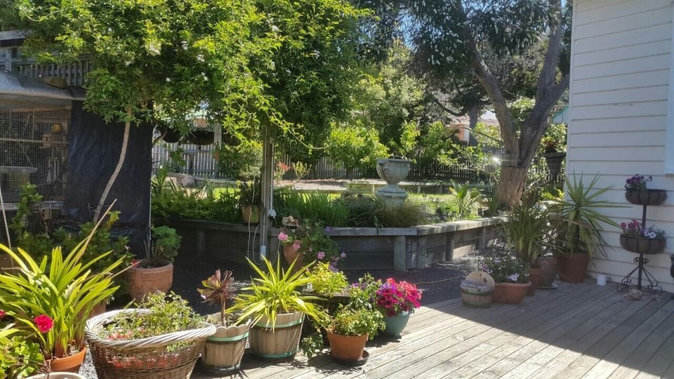  A peaceful haven among the trees and flowers