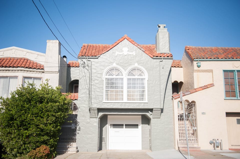 Curb view of the house