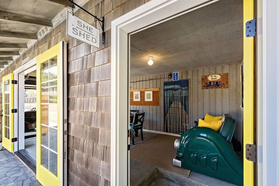 Yep!  A she-shed for extra sheltered hang out space!