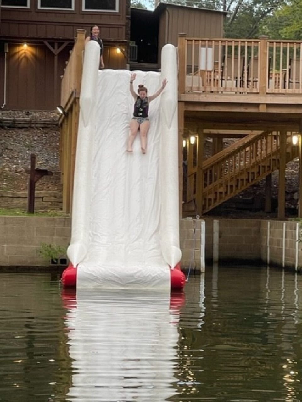 Outdoor Slide off of deck