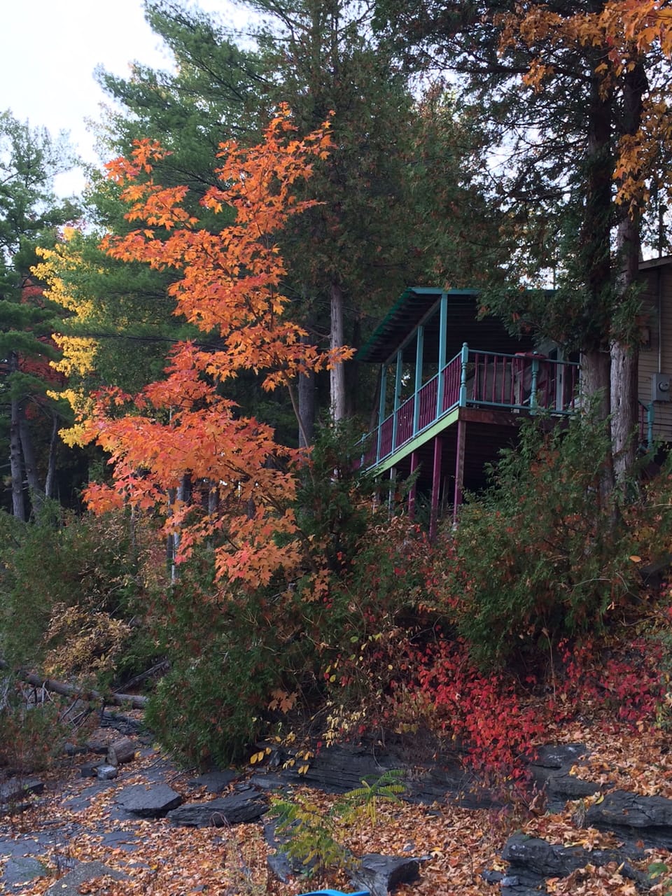 year round gorgeous. porch faces the lake and mountains.