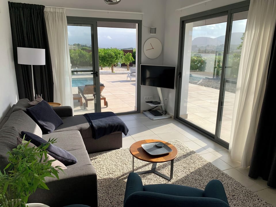 Light and bright living area