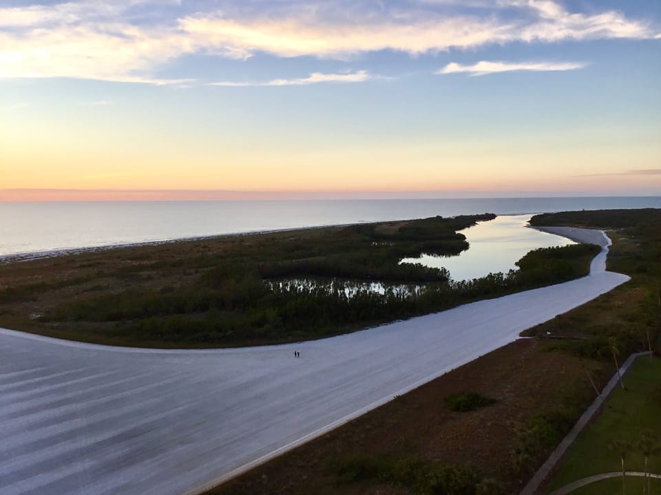 View of the bird sanctuary and Tigertail beach