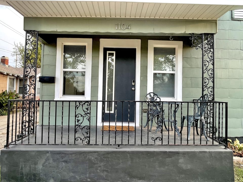 Enjoy your cup of coffee on the front porch!