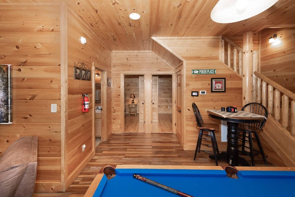 Game on! The ultimate entertainment space awaits in our game room completed with additional bedrooms and bathroom for a comfortable stay.