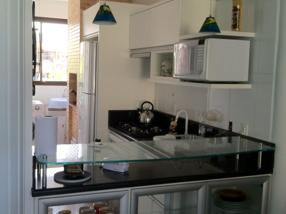 Kitchen - Built-in charcoal grille and clothes washing machine