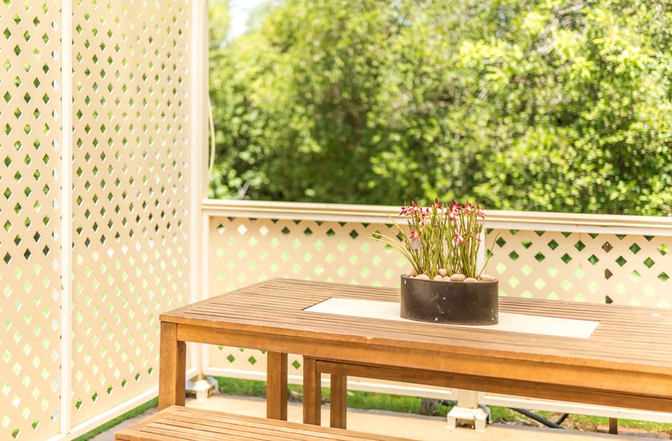 Patio includes bbq