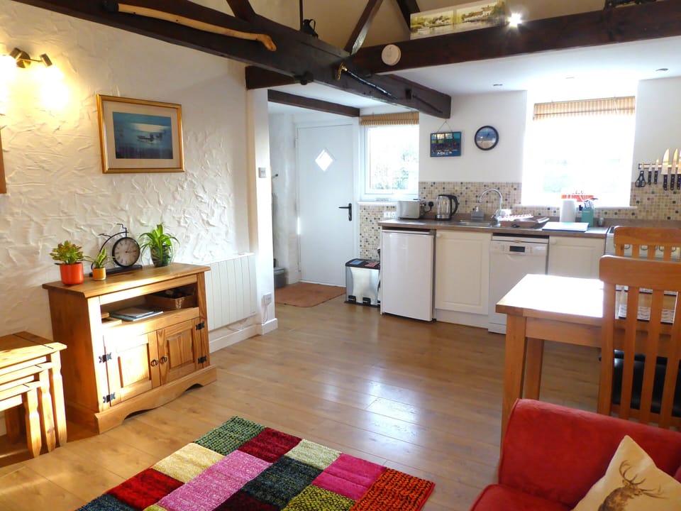 Bright open plan living area