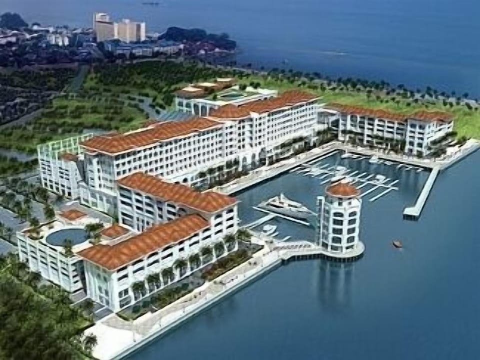 Aerial image of the development