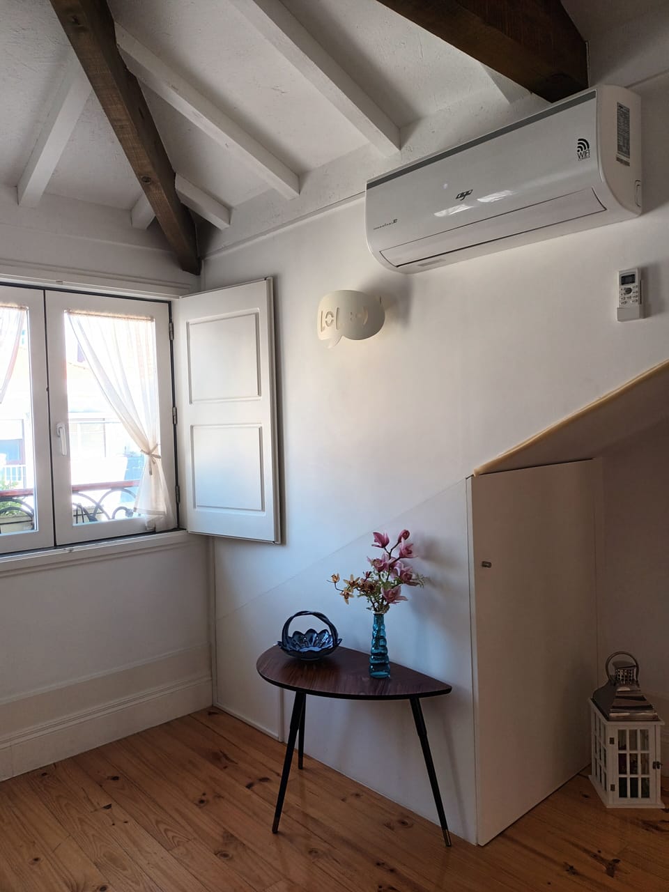 ar concionado no apartamento.