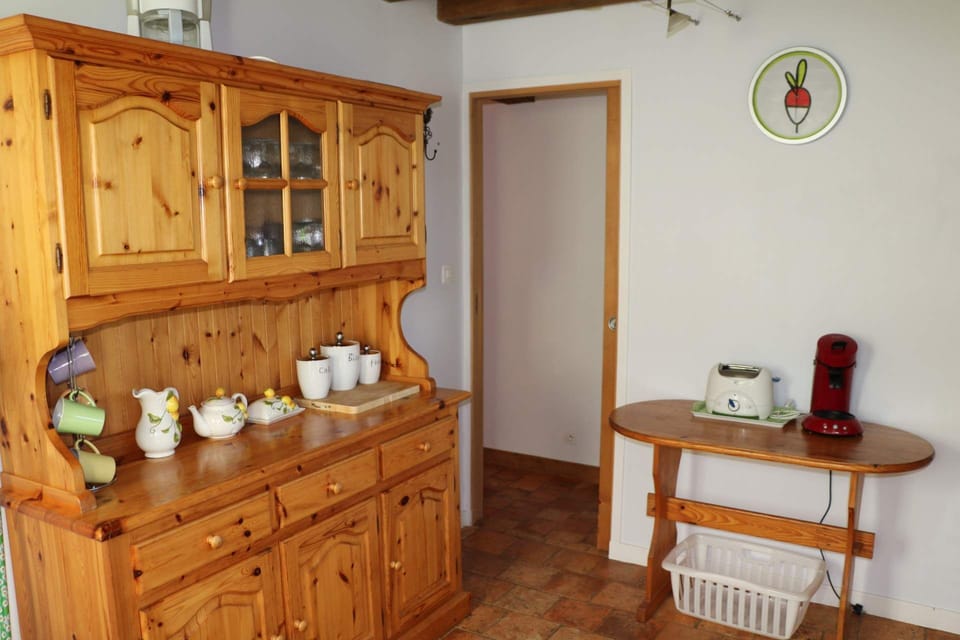 This dresser contains all the crockery needed for your stay