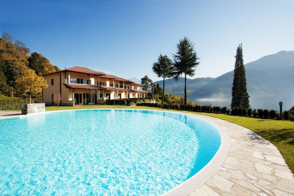 Take a dip in the huge pool