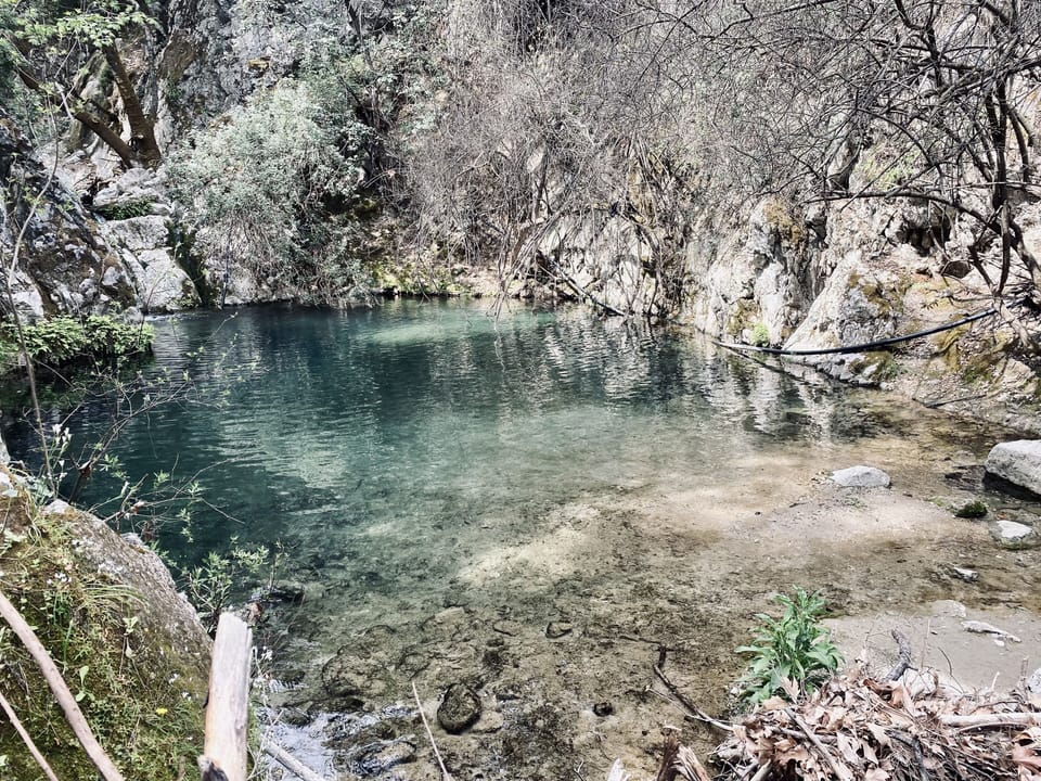 The Seven Springs (Epta Piges ) only 25 mins from the house & well worth a visit